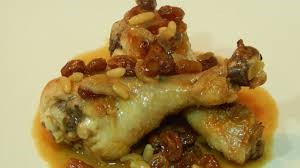 muslos de pollo